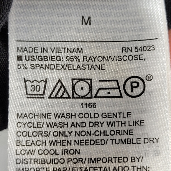 GAP Black Sleeveless Swing Dress Size Medium - Picture 7 of 7